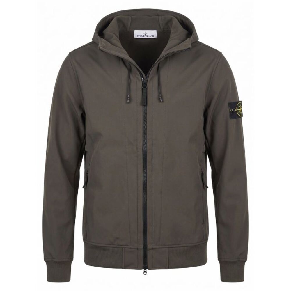 Stone Island Men Soft Shell-R_E.Dye Biker Jacket